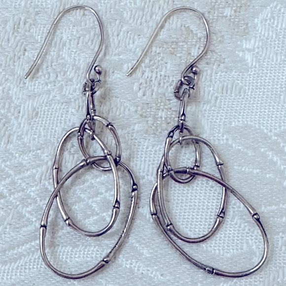 John Hardy Sterling Silver Earnings Collection This Planted 1 Bamboo - Picture 2 of 3